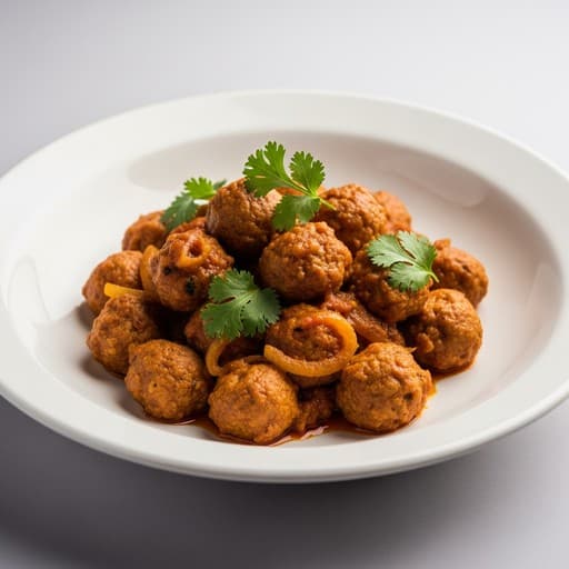 Soya Chaap + Roti + Raita